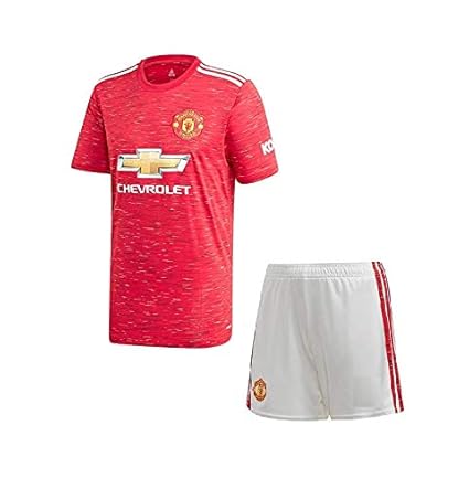 man utd home shorts