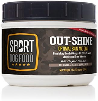 SportDogFood Out-Shine for Best Shiny Skin and Coat with Organic Coconut, 1 lb