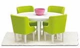 Lundby Smaland Dollhouse Dining Room Set