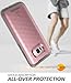Clayco Case for Samsung Galaxy S8 Plus, [Hera Series] Full-Body Rugged Case with Built-in Screen Protector for Samsung Galaxy S8 Plus (2017 Release) (Rosegold)