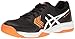 ASICS Men's Gel-Dedicate 5 Tennis Shoe, Black/White/Shocking Orange, 10 M US
