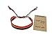 LAVIP Leather Handmade Men's Women's Rainbow Cord Bracelet Plaided Hippie Cotton Braided Gay Pride Wristband