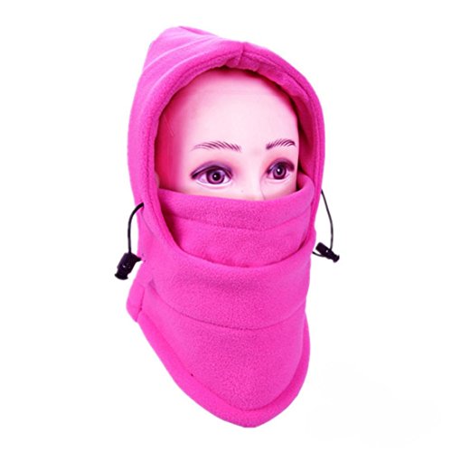 Balaclava Ski Face Mask Windproof Men Women Warm Hood Winter Masks Thermal Fleece Fabric with Breathable Vents for Cold Cycling Skiing Motorcycle Face Hats (J)