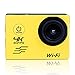 Sports Camera Video 4K WIFI Action Cam Underwater DV Camcorder HD 1080P 16MP 170 degree Wide-Angle Yellow