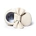 BENHERO Newborn Baby Boys Girls Soft Soled Tassel Bowknots Crib Infant Toddler Prewalker Moccasins Shoes（11cm, 0-6 Months Infant, 5107/Creamy-white