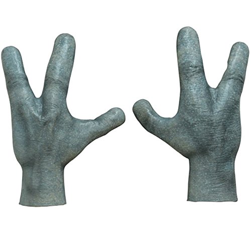 Ghoulish Productions Adult Alien Hands Costume Accessory, Blue, Standard - //coolthings.us