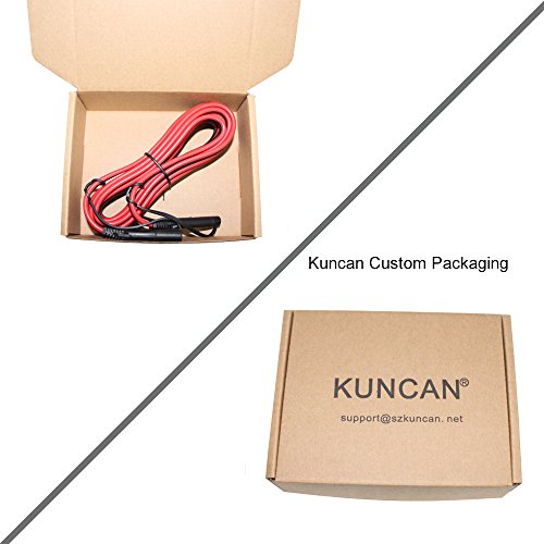 KUNCAN 12FT Sae to Sae 2 Pin Extension Cable DC Power 16awg Heavy Duty Battery Quick Disconnect/Connect Wire Harness with Sae Connectors with Dust Cap - Thumbnail 4