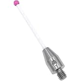 CMM Touch Probe Stylus 3mm Ruby Ball Tips M4 Thread Ceramic Stem 40mm Length
