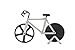 The Original Bicycle Pizza Cutter - Giro d'Pizza - Dual Stainless Steel Non-Stick Cutting Wheels - Display Stand - Pizza Cutter