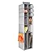 iDesign Aldo Fabric Hanging Closet Storage Organizer, for Shoes, Boots, Handbags, Clutches - 16 Compartments, Gray 53 x 11.75 x 11.75 inches