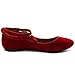 Ollio Women's Shoe Light Comfort Faux Suede Cross Strap Ballet Flats