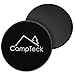 CampTeck 2-Pack Dual-Sided Gliding Discs for Full-Body Home Workouts Carpet & Hard Floors