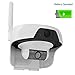 Solo Solar Powered Outdoor, Water Resistant Wireless Smart P2P WIFI IP High Definition Video Surveillance Camera with Motion Detection PIR