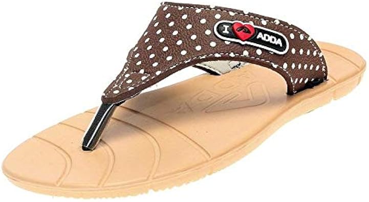 Amazon.com | ADDA ABRAF General Women's Synthetic Slipper Women's Synthetic Slipper. Beige-Brown 