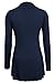 Ninedaily Womens Basic Long Sleeve Cowl Neck Solid Flare Tunic Tops For Leggings Casual Blouse