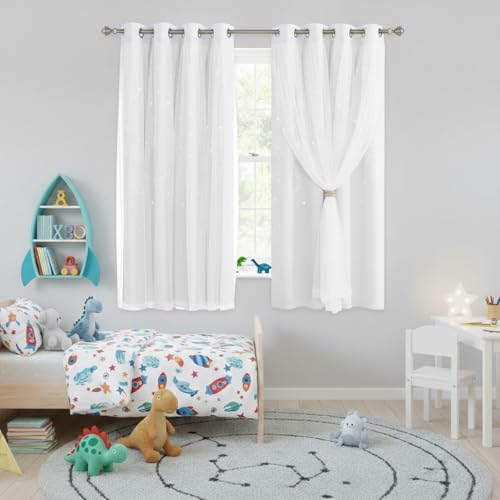 Star and Moon Blackout Curtain Set