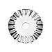 Precision Quilting Tools 45mm Crochet Edge Wave Blades (Pack of 5) Compatible with Cutter! Perfect Wide Wave Blade for Crochet Edge Projects, Fleece, and Scrapbooking!