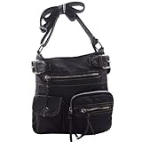Crossbody Bag - Crossbody Purse - Multiple Pocket Crossbody Shoulder Bag - Crossbody Shoulder Purse with Adjustable Shoulder Strap - Crossbody Bag for Woman - Zip-top Closure Crossbody Purse - STIELLA Crossbody Bag By MKF Collection