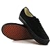 VANS Unisex Authentic Black/Black Canvas VN000EE3BKA Mens 13, Womens 14.5