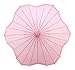 Quasimoon PaperLanternStore.com 32 Inch Pink Paper Parasol Umbrella, Scallop Shaped