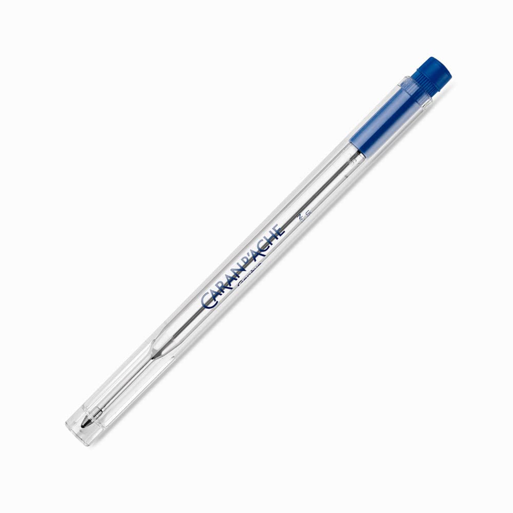 Caran d'Ache Goliath Ballpoint Cartridge for Alchemix & Metal Collection, Blue Broad,8422-260
