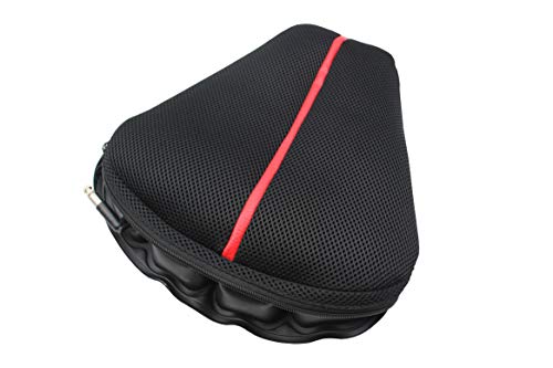image for Wehope Larger Sport Motorcycle Cruiser Seat Air Cushion Pad for Comfor