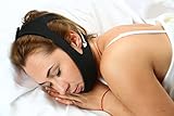 Anti Snoring CPAP Chin Strap - Best Snoring Solution Ever - Premium Quality Adjustable Stop Snoring Jaw Strap - Advanced Sleep Aid Snore Stopper