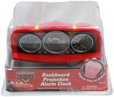 Disney Pixar Cars Dashboard Projection Alarm Clock - Cars Alarm Clock by Disney Pixar