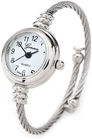 Amazon.com: Geneva Platinum Polished Bangle Women display picture 1