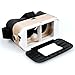 FAMILOVE 3D VR Glasses Virtual Reality Headset, Eye Protection Video Movie and Game Glasses with Adjustable Head-mounted Headband for iPhone Samsung and other 3.5-6.0 Inch Smartphones