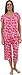 bSoft Women's Sleepwear Bamboo Short Sleeve Top and Capri Pajama Set
