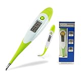 FRIENDLY Digital Medical Thermometer Oral Rectal Underarm Armpit Use Quick Read With Flexible Tip Fever Alarm Thermometers For Infant Baby Child Adult Pets