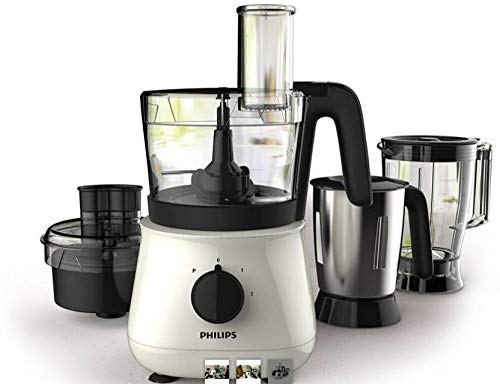 (Renewed) Philips Food Processor HL1661 700Watts with Chutney Jar, White