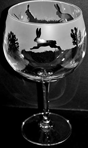 Hare Frieze - Boxed 70cl Glass Gin Balloon