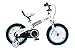 RoyalBaby Boys Girls Kids Bike 14 Inch Buttons Bicycles with Training Wheels Child Bicycle Blue