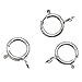 Beadaholique SS/400/5 Sterling Open Spring Ring 10-Piece Round Clasps, 5mm, Silver