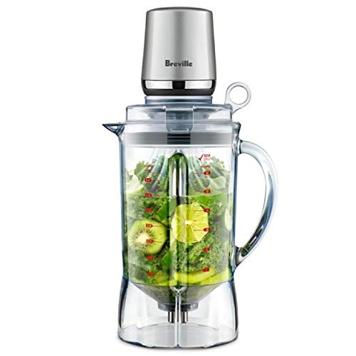 breville bbl002sil vac q blender bomba de vacío, plateado