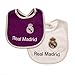 Real Madrid Baby Bibs - 2pk White/purple - One Size