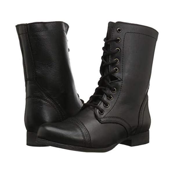Steve Madden Women's Troopa Combat Boot Pretty Boots and Shoes