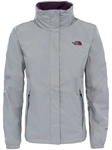 The North Face Women's Resolve 2 Jacket (Small, Metallic Silver)