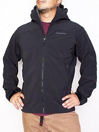 Amazon パタゴニア ジャケット ソフトシェル アズ フーディ Patagonia Men S Adze Hoody 340 Mサイズ Black コート ジャケット 通販