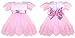 Lilax Baby Girl Newborn Lace Princess Wedding Party Dress Gown 4 Piece Deluxe Set 3-6 Months Pink