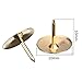 Hamosky Thumb Tacks Round Head Push Pins Office Drawing Pins for Home,School,Brass/Gold Color,Pack of 100 Pieces