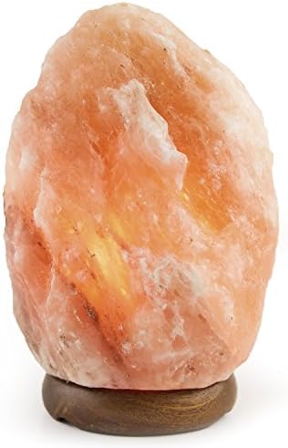 Natural Himalayan Salt Lamp with Bulb, Dimmer Cord