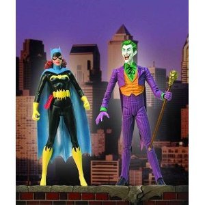 Classic Silver Age Batgirl & Joker Deluxe Action Figure Set by DC Comics