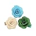 1.5 Inch Baby Girls Tiny Hair Bows Clips Fully Lined Snap Hair Pins Accessories (14PCS, Flower)