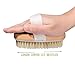 Dry Brushing Body Brush Skin Brush Natural Bristles with 16-Inch Detachable Wooden Handle, 100% Natural Boar Bristle Back Scrubber Exfoliating Brush Improves Skin Health