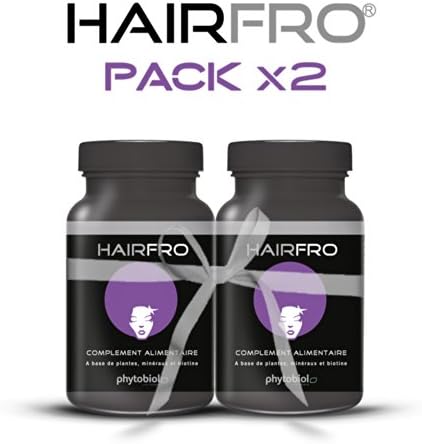 HairFro® - #1 Hair Regrowth Treatment - (2 Pack) 200 Capsules Hair Growth Multivitamin Complex - Better than HAIRFINITY