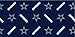 Pro Specialties Group Dallas Cowboys Flat Wrapping Paper