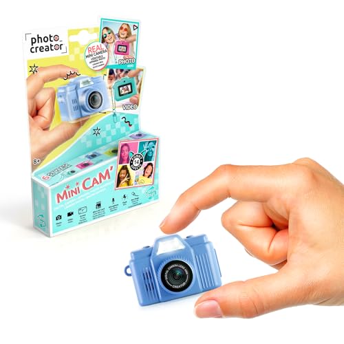 Canal Toys – Photo Creator – Digital Camera and Video Mini Cam – Retro - with Key Ring and 1GB SD Card Included – CLK 059